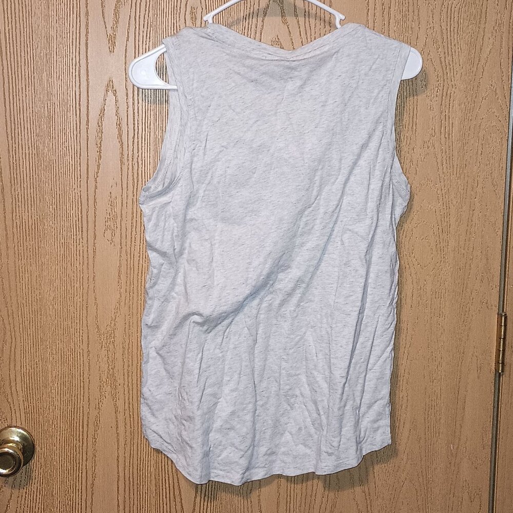 NEW Members Mark Ladies Essential Tank Light Heather Gray - Picture 4 of 4